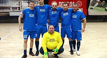Команда ТСЗП по мини-футболу обыграла опытных соперников в товарищеском матче